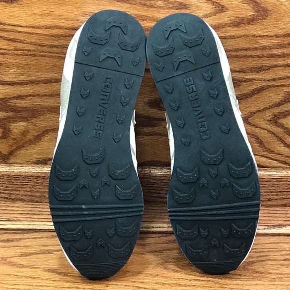 Converse Auckland Racer Ox Gold Vaporous Grey White Shoes - Picture 6 of 8